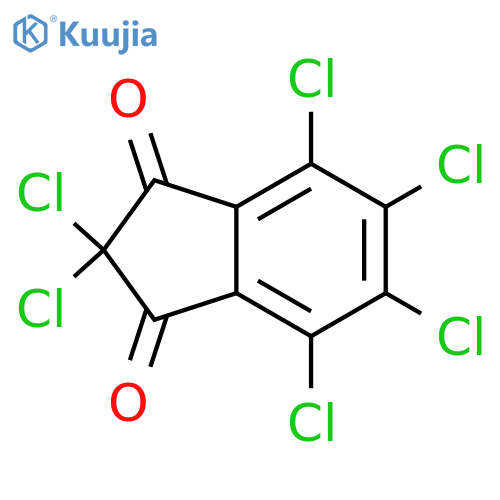 2,2,4,5,6,7-Hexachloro-1H-indene-1,3(2H)-dione structure