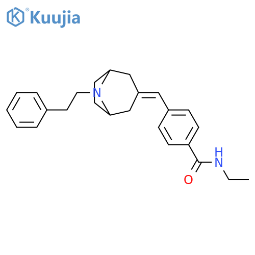 Benzamide, N-ethyl-4-[[8-(2-phenylethyl)-8-azabicyclo[3.2.1]oct-3-ylidene]methyl]- structure