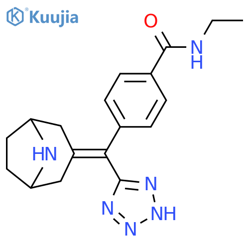 Benzamide,4-(8-azabicyclo[3.2.1]oct-3-ylidene-1H-tetrazol-5-ylmethyl)-N-ethyl- structure