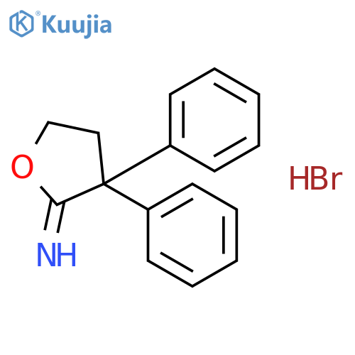 2(3H)-Furanimine, 4,5-dihydro-3,3-diphenyl-, hydrobromide structure