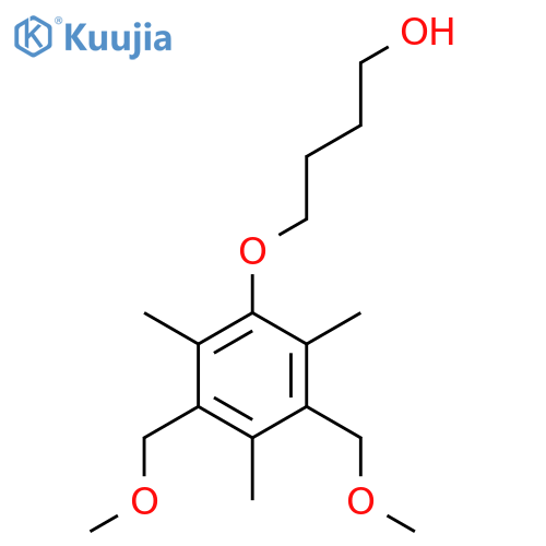 1-Butanol, 4-[3,5-bis(methoxymethyl)-2,4,6-trimethylphenoxy]- structure