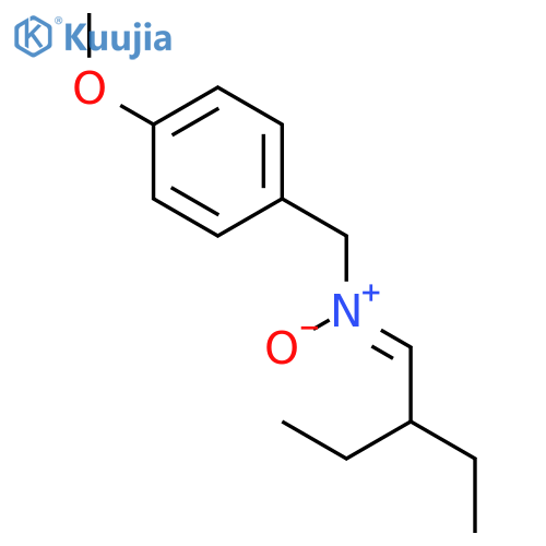 BENZENEMETHANAMINE, N-(2-ETHYLBUTYLIDENE)-4-METHOXY-, N-OXIDE structure