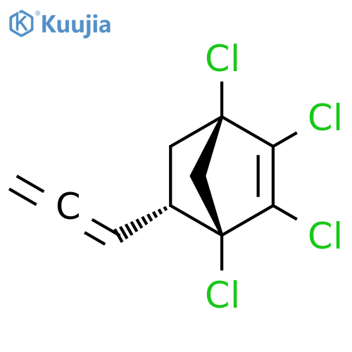 Bicyclo[2.2.1]hept-2-ene, 1,2,3,4-tetrachloro-5-(1,2-propadien-1-yl)-, (1R,4R,5S)-rel- structure