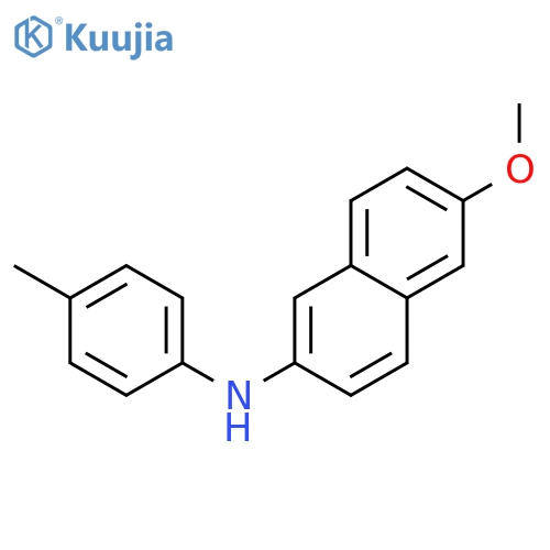 2-Naphthalenamine, 6-methoxy-N-(4-methylphenyl)- structure
