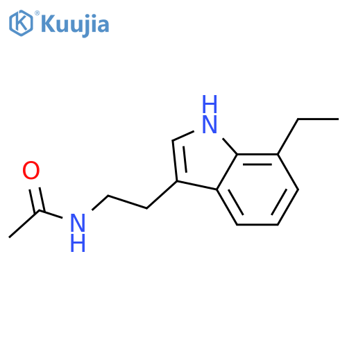 Acetamide,N-[2-(7-ethyl-1H-indol-3-yl)ethyl]- structure