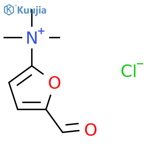 2-Furanaminium, 5-formyl-N,N,N-trimethyl-, chloride structure