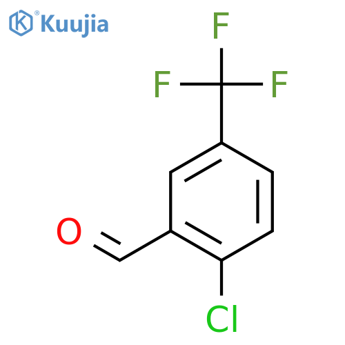 2-chloro-5-(trifluoromethyl)benzaldehyde structure