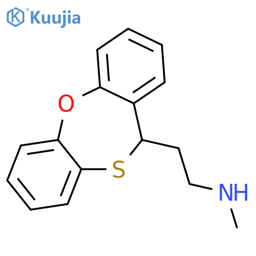 11H-Dibenz[b,f][1,4]oxathiepin-11-ethanamine, N-methyl- structure