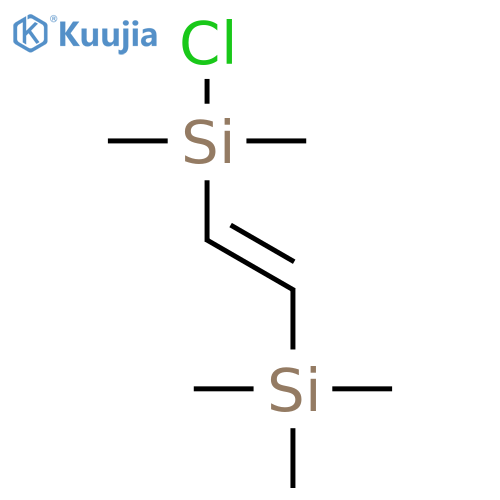 Chloro(dimethyl)[2-(trimethylsilyl)ethenyl]silane structure