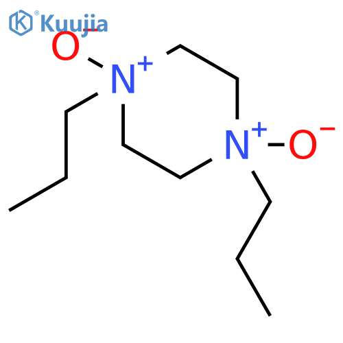 Piperazine, 1,4-dipropyl-, 1,4-dioxide structure