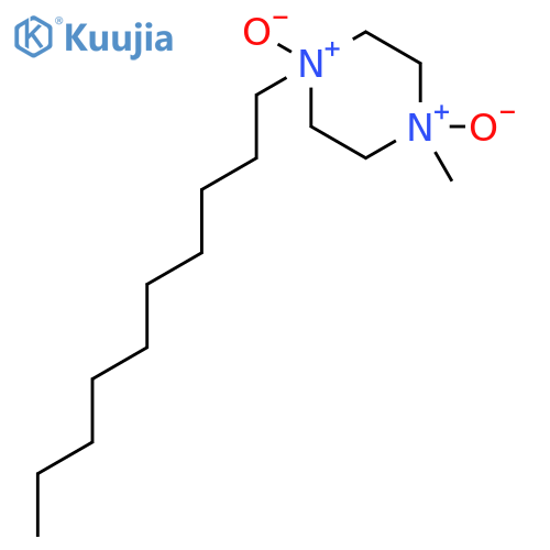 Piperazine, 1-decyl-4-methyl-, 1,4-dioxide structure
