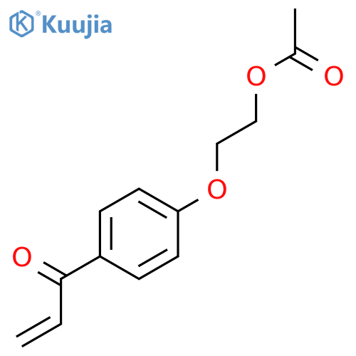 2-(4-Acryloylphenoxy)ethyl acetate structure