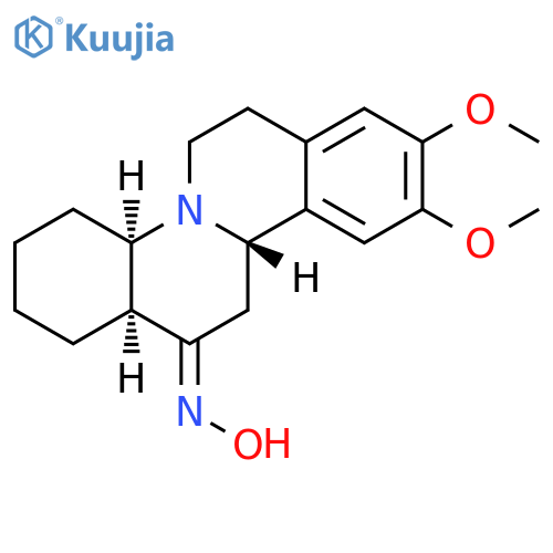 13H-Dibenzo[a,f]quinolizin-13-one, 1,2,3,4,4a,6,7,11b,12,13a-decahydro-9,10-dimethoxy-, oxime, (4aR,11bS,13E,13aS)-rel- (9CI) structure