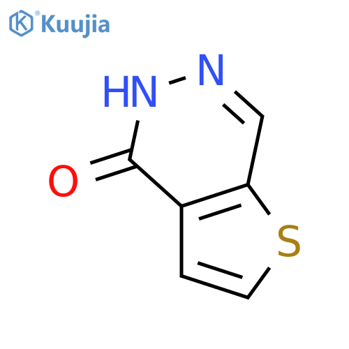 4-chlorothieno[2,3-d]pyridazine structure