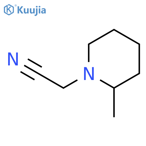 2-(2-methylpiperidin-1-yl)acetonitrile structure