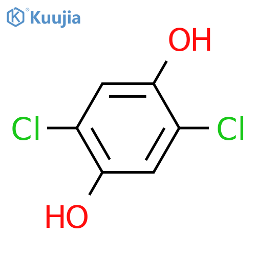 2,5-Dichlorobenzene-1,4-diol structure
