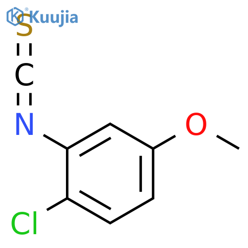 1-chloro-2-isothiocyanato-4-methoxybenzene structure