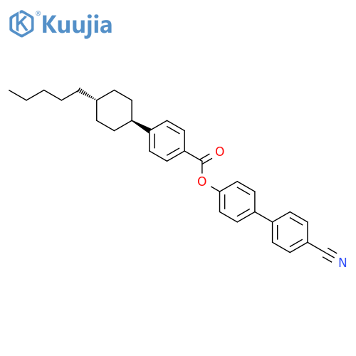 4-Cyano-4'-biphenylyl 4-(trans-4-pentylcyclohexyl)benzoate structure