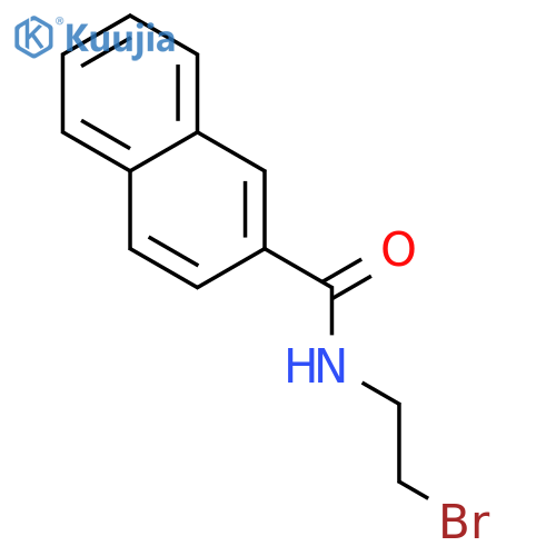 2-Naphthalenecarboxamide, N-(2-bromoethyl)- structure