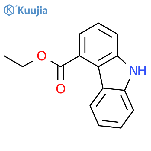 9H-Carbazole-4-carboxylic acid, ethyl ester structure
