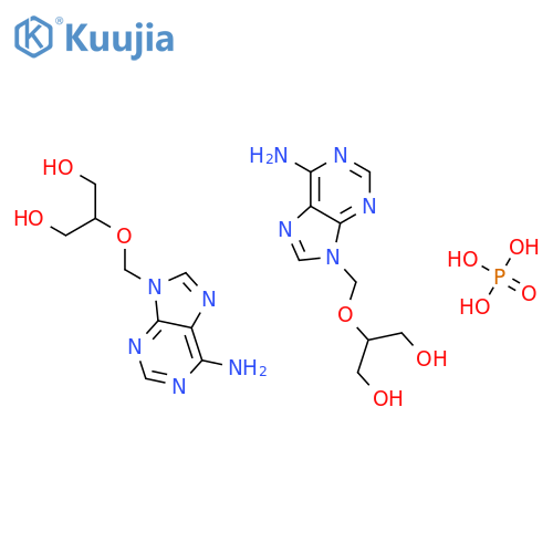 1,3-Propanediol, 2-[(6-amino-9H-purin-9-yl)methoxy]-, hydrogenphosphate (2:1) structure