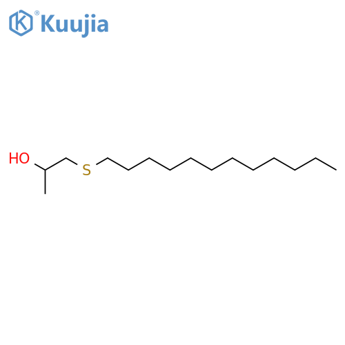 1-(dodecylsulfanyl)propan-2-ol structure