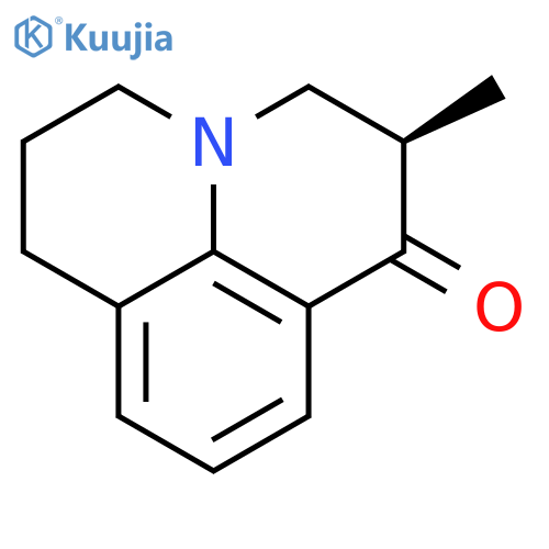 1H,5H-BENZO[IJ]QUINOLIZIN-1-ONE, 2,3,6,7-TETRAHYDRO-2-METHYL-, (R)- structure