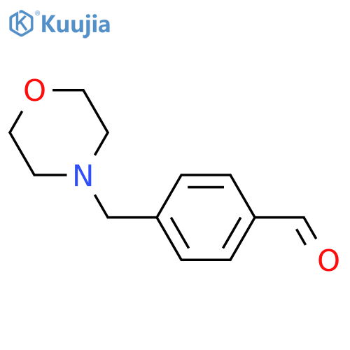 4-[(morpholin-4-yl)methyl]benzaldehyde structure