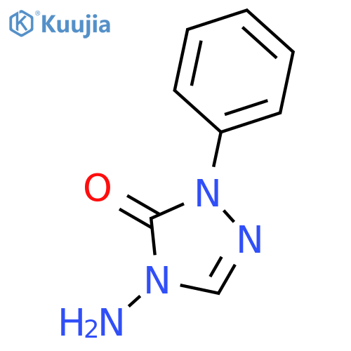 3H-1,2,4-Triazol-3-one, 4-amino-2,4-dihydro-2-phenyl- structure
