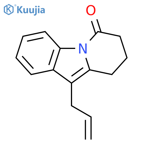 Pyrido[1,2-a]indol-6(7H)-one, 8,9-dihydro-10-(2-propenyl)- structure