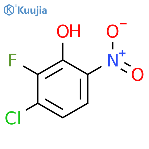 3-Chloro-2-fluoro-6-nitrophenol structure