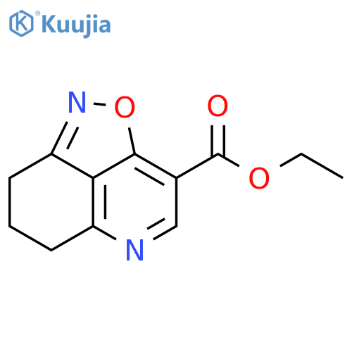 ethyl 7,8-dihydro-6H-[1,2]oxazolo[5,4,3-de]quinoline-3-carboxylate structure