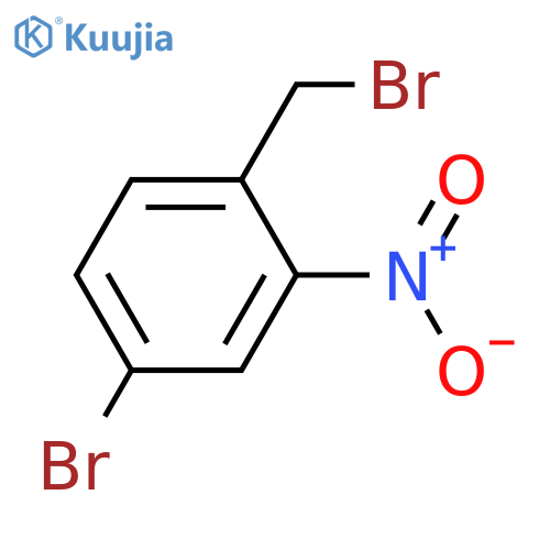 4-Bromo-1-(bromomethyl)-2-nitrobenzene structure
