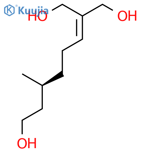 2-OCTENE-1,8-DIOL, 2-(HYDROXYMETHYL)-6-METHYL-, (S)- structure