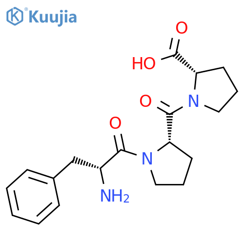 L-Proline, 1-(1-D-phenylalanyl-L-prolyl)- structure
