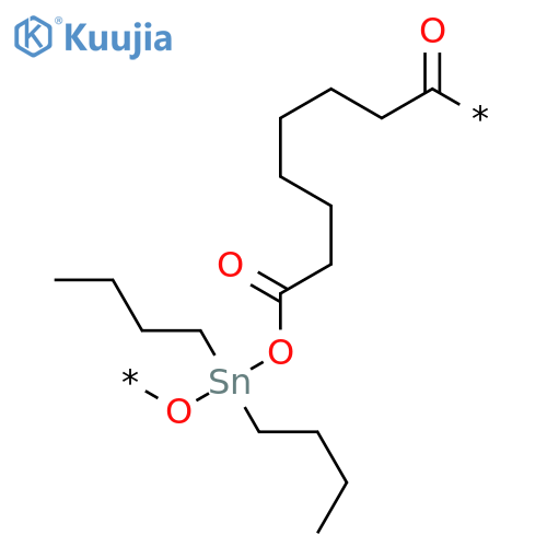 Poly[oxy(dibutylstannylene)oxy(1,8-dioxo-1,8-octanediyl)] structure