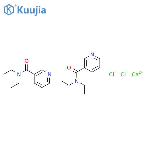 3-Pyridinecarboxamide,N,N-diethyl-, compd. with calcium chloride (CaCl2) (2:1) (9CI) structure
