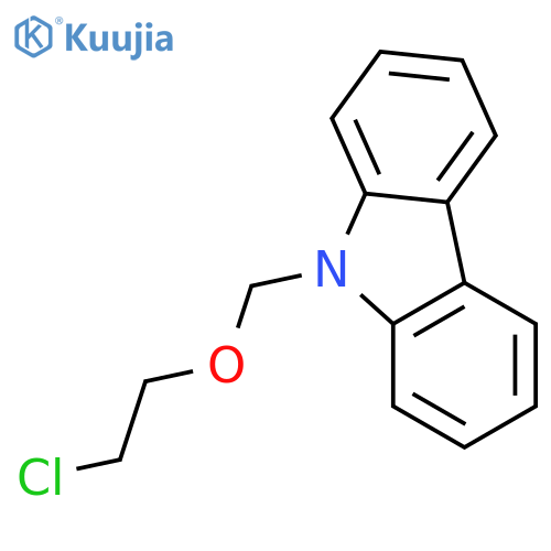9H-Carbazole, 9-[(2-chloroethoxy)methyl]- structure