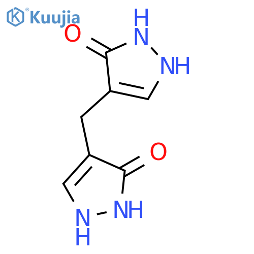 3H-Pyrazol-3-one, 4,4'-methylenebis[1,2-dihydro- structure