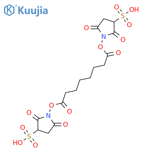 Bis-sulfo-succinimidyl suberate sodium salt structure