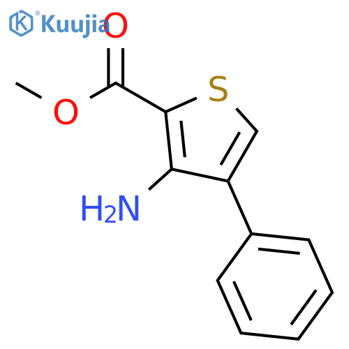 Methyl 3-amino-4-phenylthiophene-2-carboxylate structure