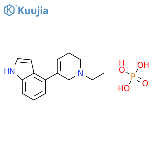 4-(1-Ethyl-1,2,5,6-tetrahydro-3-pyridinyl)-1H-indole phosphate (1:1) structure