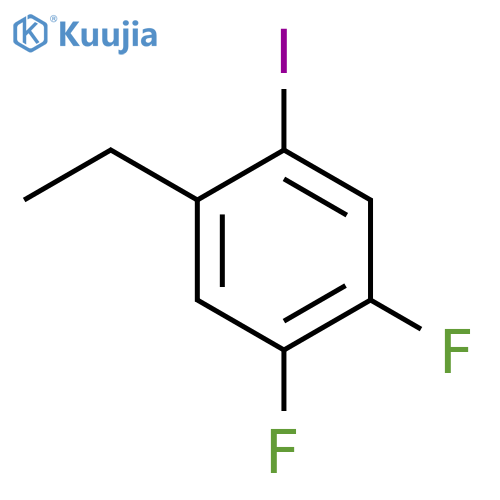 Benzene, 1-ethyl-4,5-difluoro-2-iodo- structure