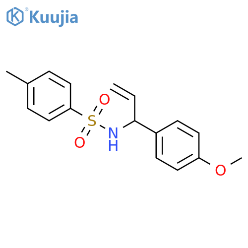 Benzenesulfonamide, N-[1-(4-methoxyphenyl)-2-propenyl]-4-methyl- structure