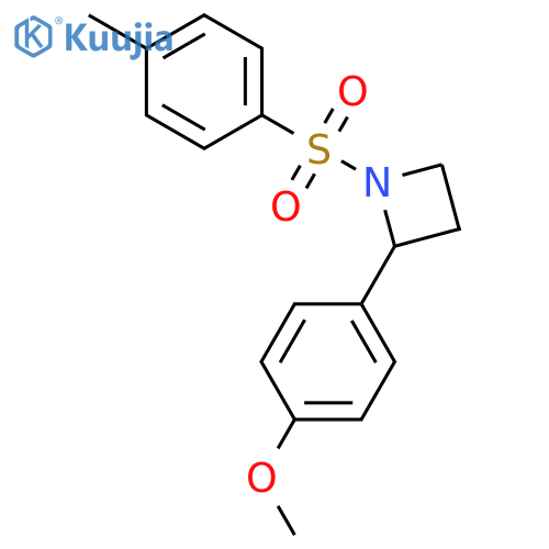 2-(4-methoxyphenyl)-1-(4-methylbenzenesulfonyl)azetidine structure