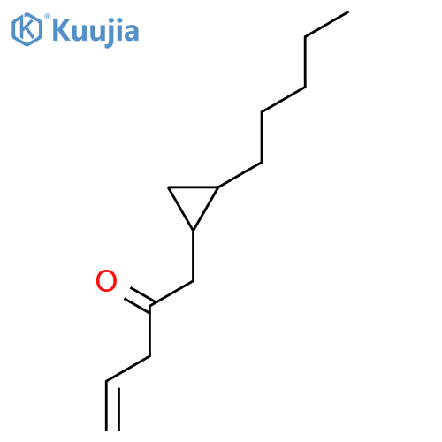 4-Penten-2-one, 1-(2-pentylcyclopropyl)- structure