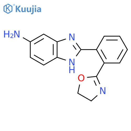 1H-Benzimidazol-5-amine, 2-[2-(4,5-dihydro-2-oxazolyl)phenyl]- structure