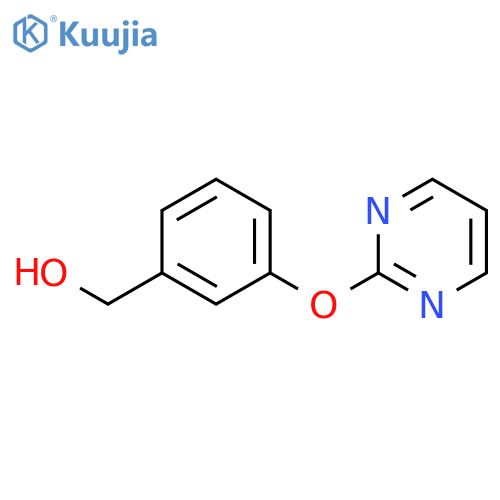 3-(2-Pyrimidinyloxy)phenylmethanol structure