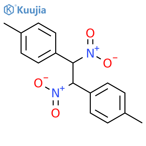 Benzene, 1,1'-(1,2-dinitro-1,2-ethanediyl)bis[4-methyl- structure