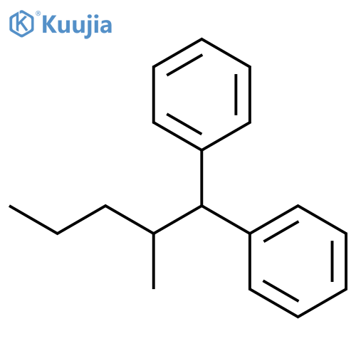 Benzene, 1,1'-(2-methylpentylidene)bis- structure